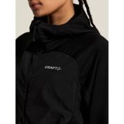 Craft Subz Light Hood Sweater W – Bluză hibridă cu glugă - Negru