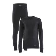 Craft Core Dry Baselayer Set Junior – Set strat de bază pentru copii - Negru