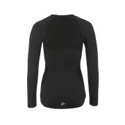 Craft Wool Extreme X LS 2 W – Bluză strat de bază cu lână merinos - Negru