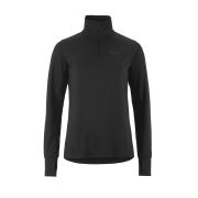 Craft Flow HZ LS W – Bluză caldă cu guler și fermoar scurt - Negru