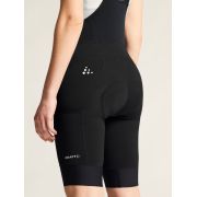 Craft Endur Cargo Bib Shorts C1 W – Pantaloni scurți de ciclism cargo cu bretele, bazon C1 - Negru
