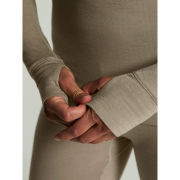 Craft Wool Comfort Rn LS W – Bluză strat de bază cu lână, dublu strat - Bej