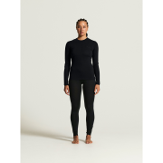 Craft Wool 95 LS CN W – Bluză strat de bază din lână merinos 95% - Negru