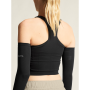 Craft Hypervent Cropped Pocket Singlet W – Top scurt de alergare cu buzunare - Negru