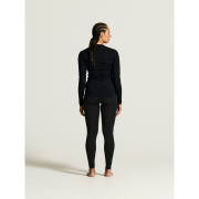 Craft Wool 95 LS CN W – Bluză strat de bază din lână merinos 95% - Negru