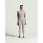 Craft Wool 95 LS CN W – Bluză strat de bază din lână merinos 95% - Gri
