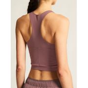 Craft Hypervent Cropped Pocket Singlet W – Top scurt de alergare cu buzunare - Mov