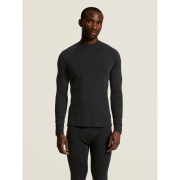 Craft Wool Comfort Rn LS – Bluză strat de bază cu lână, dublu strat - Negru