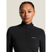 Craft Gain Thermal Midlayer 2 W – Bluză termică cu fermoar scurt - Negru