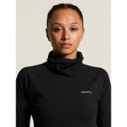 Craft Gain Thermal Funnelneck W – Bluză termică cu guler înalt - Negru