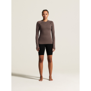 Craft Wool Comfort Rn LS W – Bluză strat de bază cu lână, dublu strat - Maro