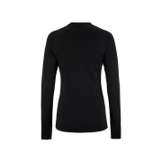 Craft Wool Comfort Rn LS W – Bluză strat de bază cu lână, dublu strat - Negru