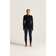 Craft Wool Comfort Pant W – Pantaloni strat de bază cu lână, dublu strat - Negru