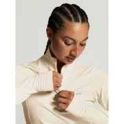 Craft Gain Thermal Midlayer 2 W – Bluză termică cu fermoar scurt - Alb