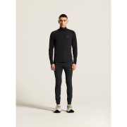 Craft Wool Wind HZ LS – Bluză de alergare din lână anti-vânt - Negru