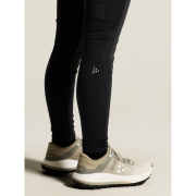 Craft Wool Wind Tights W – Colanți de alergare din lână anti-vânt - Negru