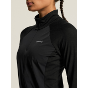 Craft Wool Wind HZ LS W – Bluză de alergare din lână anti-vânt - Negru