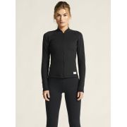 Craft Collective Zip Sweater W – Bluză de antrenament cu fermoar întreg - Negru