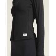 Craft Collective Zip Sweater W – Bluză de antrenament cu fermoar întreg - Negru