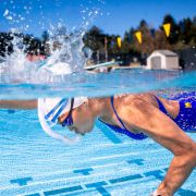 Finis - snorkel inot - Stability Snorkel - fara suport de frunte - Albastru ghețar