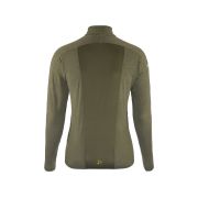 Craft ADV Subz Wool LS Tee 3 – Bluză de alergare cu merinos și fermoar scurt - Verde