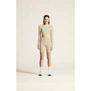 Craft Collective Rib Short Tights W – Colanți scurți reiați - Maro