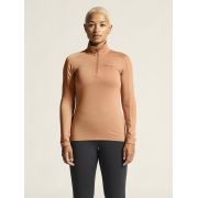 Craft Core Gain Midlayer W – Bluză strat intermediar cu fermoar scurt - Bej