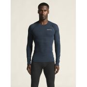 Craft Wool Extreme X LS 2 – Bluză strat de bază cu lână merinos - Albastru