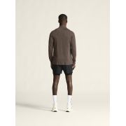 Craft ADV Subz Wool LS Tee 3 – Bluză de alergare cu merinos și fermoar scurt - Maro