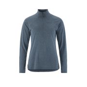 Craft ADV Subz Wool LS Tee 3 W – Bluză de alergare cu merinos și fermoar scurt - Albastru