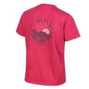 INOV8 Graphic Tee SS 2003 W – Tricou din bumbac organic cu imprimeu - Roz