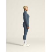 Craft ADV Subz Wool LS Tee 3 W – Bluză de alergare cu merinos și fermoar scurt - Albastru