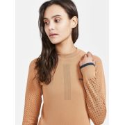 Craft ADV Warm Intensity LS W – Bluză strat de bază caldă - Portocaliu
