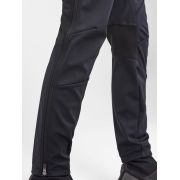Craft Core Nordic Training FZ Pants W – Pantaloni softshell cu fermoar lateral întreg - Negru