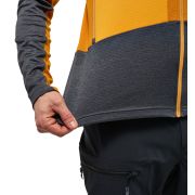 Haglöfs ROC Flash Mid Hood – Hanorac tehnic de cățărare - Gri închis/galben