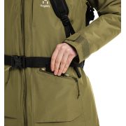 Haglöfs Lumi Insulated Parka W – Parka izolată impermeabilă - Verde Olive Green