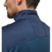Haglöfs ROC Flash Mid Halfzip – Bluză tehnică de cățărare cu fermoar scurt - Albastru închis Tarn Blue