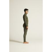 Craft ADV Wool Merino HZ – Bluză strat de bază cu merinos și fermoar scurt - Verde