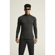 Craft ADV Subz Wool LS Tee 3 – Bluză de alergare cu merinos și fermoar scurt - Negru