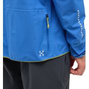 Haglöfs L.I.M Tempo Trail Proof Jacket – Geacă impermeabilă ultraușoară de alergare trail - Albastru Electric Blue