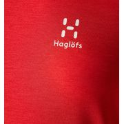 Haglöfs Ridge Hike Tee W – Tricou tehnic de drumeție - Roșu Bright Red
