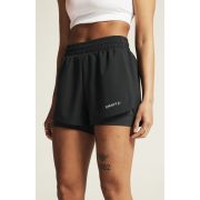 Craft ADV Essence 2-IN-1 Shorts 2 W – Pantaloni scurți de antrenament 2 în 1 - Negru