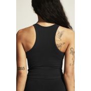 Craft Collective Rib Sports Bra W – Bustieră sport reiată fără cusături - Negru