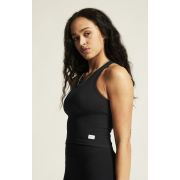 Craft Collective Rib Sports Bra W – Bustieră sport reiată fără cusături - Negru
