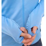 Haglöfs L.I.M Mid Multi Hood W – Hanorac strat intermediar - Albastru deschis Sky Blue