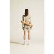 Craft Collective Rib Cropped LS Top W – Top scurt reiat cu mânecă lungă - Maro