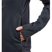 Haglöfs L.I.M Mid Fast II Hood W – Hanorac strat intermediar pentru activități rapide - Negru True Black