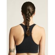 Craft Wool Seamless Bra W – Bustieră din lână merinos fără cusături - Negru