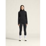 Craft Flow HZ LS W – Bluză caldă cu guler și fermoar scurt - Negru