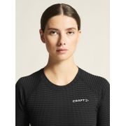 Craft Wool Extreme X LS 2 W – Bluză strat de bază cu lână merinos - Negru